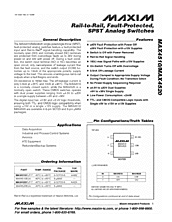 DataSheet MAX4520 pdf