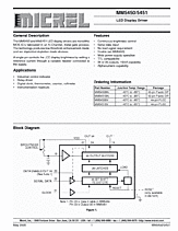 DataSheet MM5450 pdf