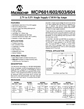 DataSheet MCP603 pdf