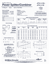 DataSheet JPS-3-1W pdf