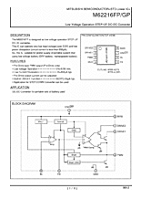 DataSheet M62216FP pdf