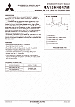 DataSheet RA13H4047M pdf