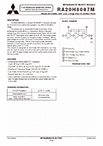 DataSheet RA20H8087M pdf