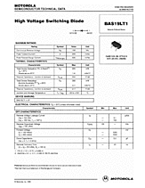 DataSheet BAS19LT1 pdf