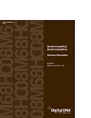 DataSheet MC68HC908MR16 pdf