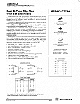 DataSheet MC74VHCT74A pdf