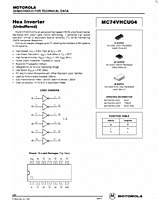 DataSheet MC74VHCU04 pdf