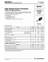 DataSheet MJF47 pdf