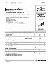 DataSheet MJF6388 pdf