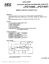 DataSheet µPC1490 pdf