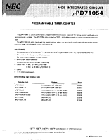 DataSheet µPD71054 pdf