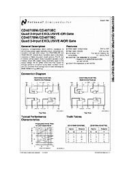 DataSheet CD4070BCM pdf