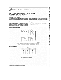 DataSheet DM74LS125A pdf