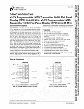 DataSheet DS90C365 pdf