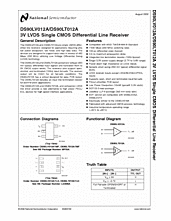 DataSheet DS90LV012A pdf