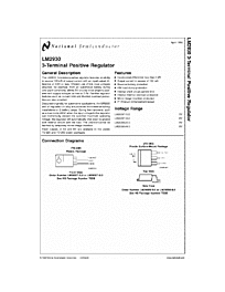 DataSheet LM2930 pdf