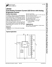 DataSheet LM3503 pdf