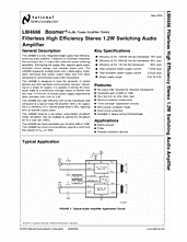 DataSheet LM4666 pdf