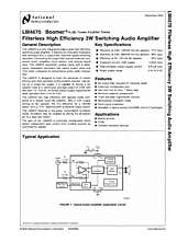 DataSheet LM4670 pdf