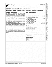 DataSheet LM4674 pdf