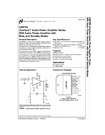 DataSheet LM4700 pdf