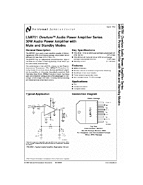 DataSheet LM4701 pdf