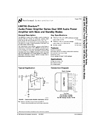 DataSheet LM4765 pdf