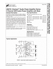 DataSheet LM4781 pdf