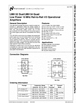DataSheet LM6134 pdf