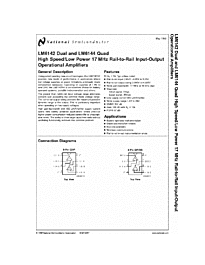 DataSheet LM6144 pdf