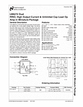 DataSheet LM8272 pdf