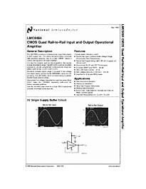 DataSheet LMC6484 pdf