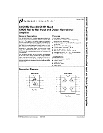 DataSheet LMC6494 pdf