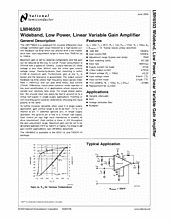 DataSheet LMH6503 pdf