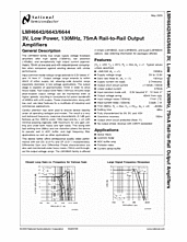 DataSheet LMH6644 pdf