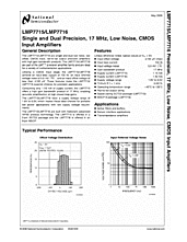 DataSheet LMP7715 pdf