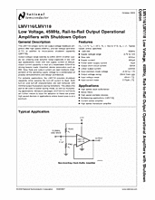 DataSheet LMV116 pdf