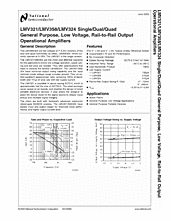 DataSheet LMV358 pdf