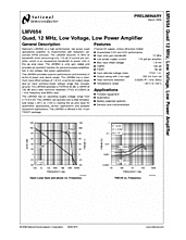 DataSheet LMV654 pdf