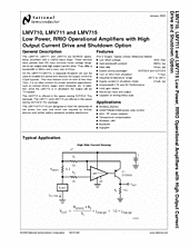 DataSheet LMV710 pdf