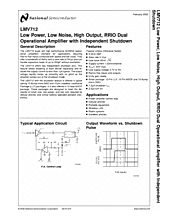 DataSheet LMV712 pdf