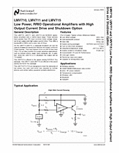 DataSheet LMV715 pdf