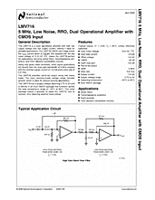 DataSheet LMV716 pdf