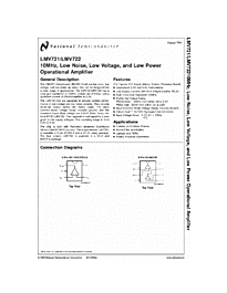 DataSheet LMV721 pdf