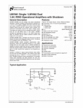 DataSheet LMV981 pdf