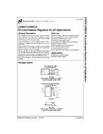 DataSheet LP2957A pdf