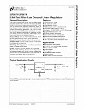 DataSheet LP3874 pdf
