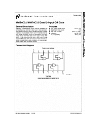 DataSheet MM74C32 pdf