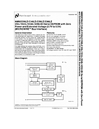 DataSheet NM93C06LZ pdf