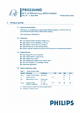 DataSheet PBSS304ND pdf